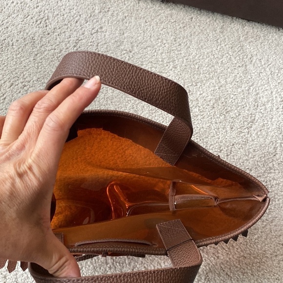 MINNETONKA Tote Bag Small Ladies Fringe PVC Tote Bag Clear Bag [Japan Genuine] - Picture 8 of 12